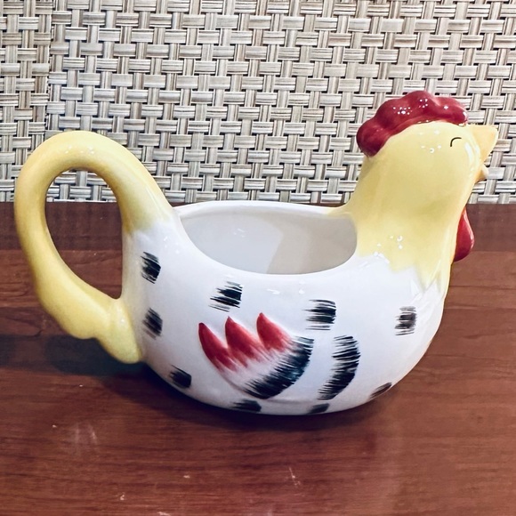 🌟3xHP🌟VTG 2005 Ceramic Chicken Cream & Sugar Set - Picture 3 of 12